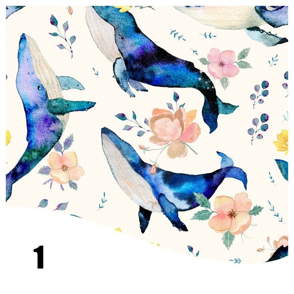 Whales & Flowers