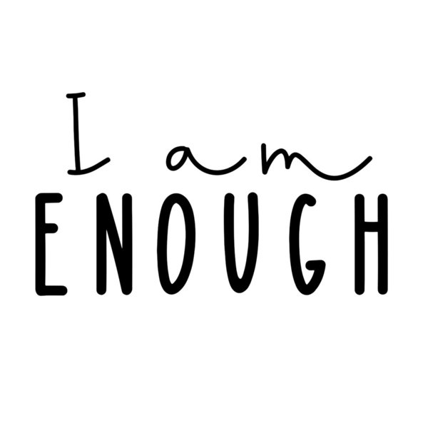 Bügelbild "I am Enough"