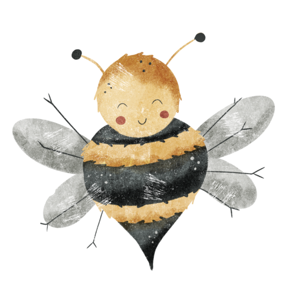 Bügelbild "Biene"