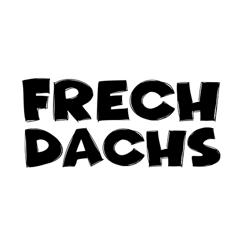 Kunstleder Patch "Frechdachs"