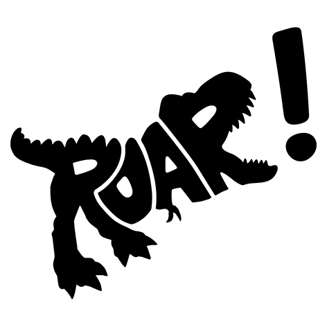 Kunstleder Patch "Roar"