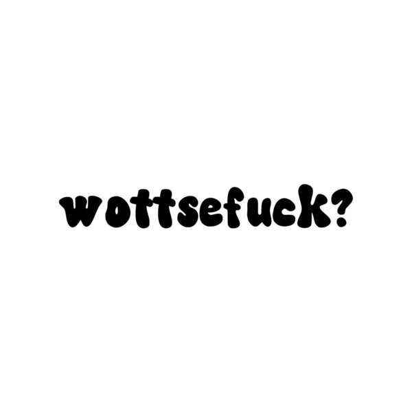 Kunstleder Patch "Wottsefuck"